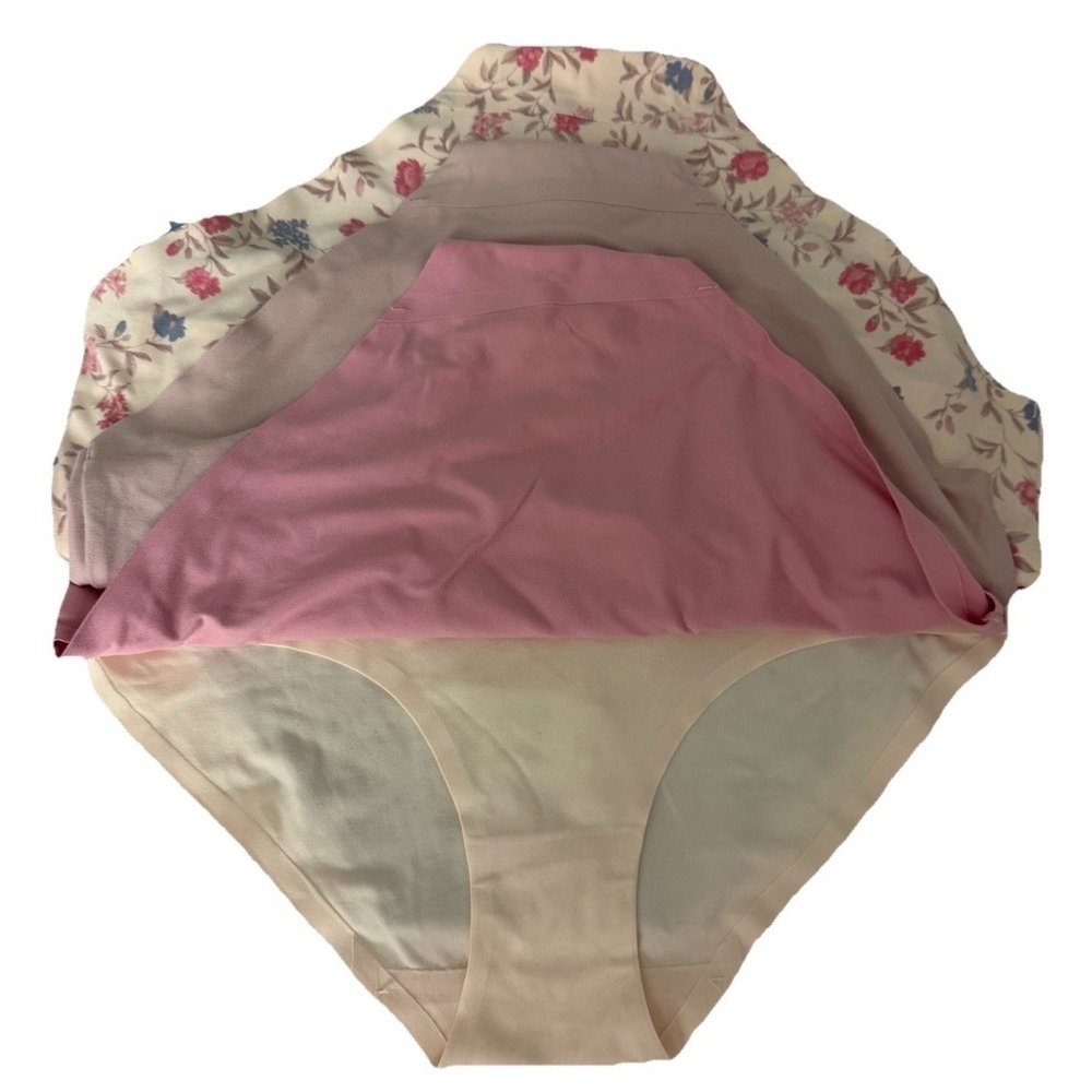 Laura Ashley Women's 5 Packs LS4063 Super Soft No Show Briefs Panties Size L New - Picture 6 of 10